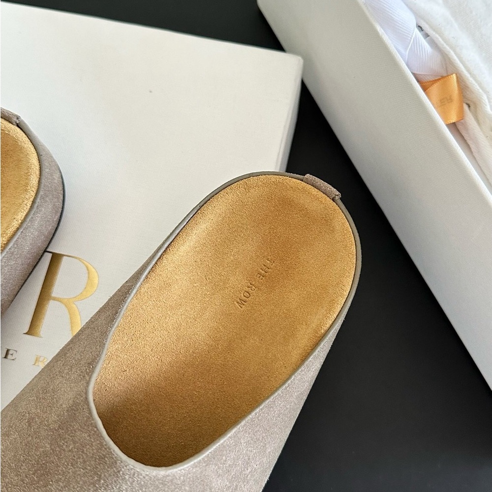 The row Tan Suede Slip-On Slippers - Picture 4 of 4